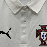 26/27 Portugal White Leisure quick drying Men's Polo-shirt Top#PL6617
