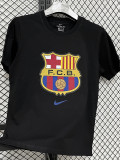 26/27 BAR Black Pure Cotton Men's T-shirt#T312(大标)