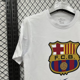 26/27 BAR White Pure Cotton Men's T-shirt#T312(大标)