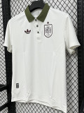 26/27 Spain White Leisure quick drying Men's Polo-shirt Top#PL7704