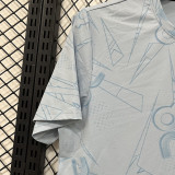 26/27 Sky Blue On Leisure quick drying Men's T-shirt Top#A332