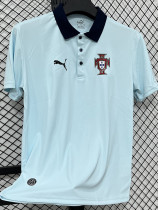 26/27 Portugal Sky Blue Leisure quick drying Men's Polo-shirt Top#PL7702
