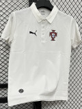 26/27 Portugal White Leisure quick drying Men's Polo-shirt Top#PL6617