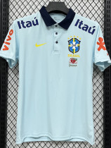 26/27 Brazil Sky Blue Leisure quick drying Men's Polo-shirt Top#PL7701