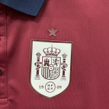 26/27 Spain Red Leisure quick drying Men's Polo-shirt Top#PL7704