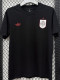 26/27 Spain Black Pure Cotton Men's T-shirt#T293