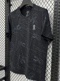26/27 Black On Leisure quick drying Men's T-shirt Top#A332