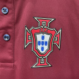 26/27 Portugal Red Leisure quick drying Men's Polo-shirt Top#PL7702