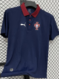 26/27 Portugal Royal Blue Leisure quick drying Men's Polo-shirt Top#PL7702