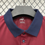 26/27 Portugal Red Leisure quick drying Men's Polo-shirt Top#PL7702