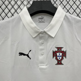 26/27 Portugal White Leisure quick drying Men's Polo-shirt Top#PL6617
