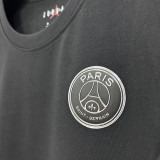 26/27 PSG AJ Black Pure Cotton Men's T-shirt#T304
