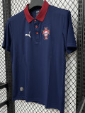 26/27 Portugal Royal Blue Leisure quick drying Men's Polo-shirt Top#PL7702