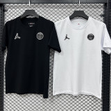 26/27 PSG AJ Ｗhite Pure Cotton Men's T-shirt#T304