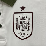 26/27 Spain White Leisure quick drying Men's Polo-shirt Top#PL7704