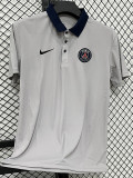 26/27 PSG Grey Leisure quick drying Men's Polo-shirt Top#PL7703
