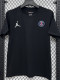 26/27 PSG AJ Black Pure Cotton Men's T-shirt#T299