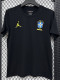 26/27 Brazil AJＢlack Pure Cotton Men's T-shirt#T303小标