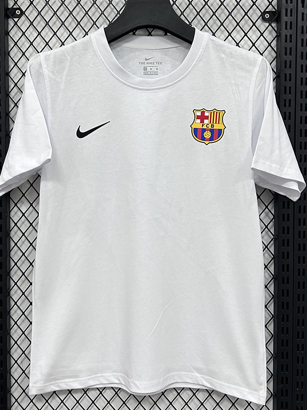 26/27 BAR White Pure Cotton Men's T-shirt#T302