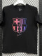 26/27 BAR Black Pure Cotton Men's T-shirt#T314(渐变大标)