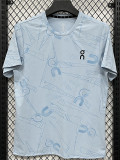 26/27 Sky Blue On Leisure quick drying Men's T-shirt Top#A332