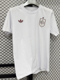 26/27 Spain White Pure Cotton Men's T-shirt#T293