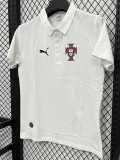 26/27 Portugal White Leisure quick drying Men's Polo-shirt Top#PL6617