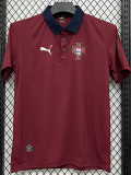 26/27 Portugal Red Leisure quick drying Men's Polo-shirt Top#PL7702
