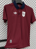 26/27 Spain Red Leisure quick drying Men's Polo-shirt Top#PL7704