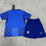 26/27 Croatia Away Kids Soccer Jersey
