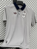 26/27 Spain Grey Leisure quick drying Men's Polo-shirt Top#PL7704