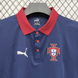 26/27 Portugal Royal Blue Leisure quick drying Men's Polo-shirt Top#PL7702