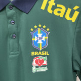 26/27 Brazil Green Leisure quick drying Men's Polo-shirt Top#PL7701