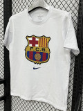 26/27 BAR White Pure Cotton Men's T-shirt#T312(大标)
