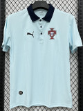26/27 Portugal Sky Blue Leisure quick drying Men's Polo-shirt Top#PL7702