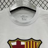 26/27 BAR White Pure Cotton Men's T-shirt#T312(大标)