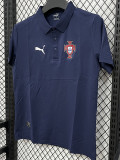 26/27 Portugal Royal Blue Leisure quick drying Men's Polo-shirt Top#PL6617