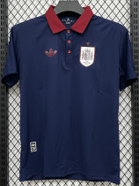 26/27 Spain Royal Blue Leisure quick drying Men's Polo-shirt Top#PL7704