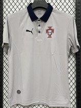 26/27 Portugal Grey Leisure quick drying Men's Polo-shirt Top#PL7702