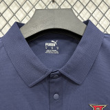 26/27 Portugal Royal Blue Leisure quick drying Men's Polo-shirt Top#PL6617