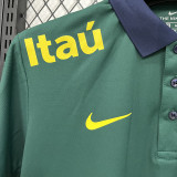 26/27 Brazil Green Leisure quick drying Men's Polo-shirt Top#PL7701