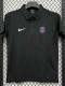26/27 PSG Black Leisure quick drying Men's Polo-shirt Top#PL6619