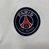 26/27 PSG White Leisure quick drying Men's Polo-shirt Top#PL6619