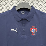 26/27 Portugal Royal Blue Leisure quick drying Men's Polo-shirt Top#PL6617