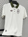 26/27 Spain White Leisure quick drying Men's Polo-shirt Top#PL7704