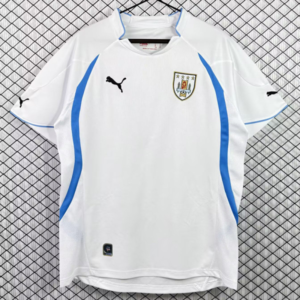 2010 Uruguay Away Retro Soccer Jersey