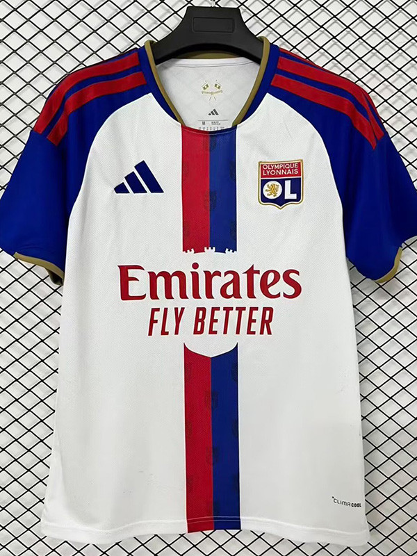26/27 Lyon Home Fans Soccer Jersey