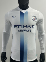 26/27 Man City Away Player Version Long Sleeve Soccer Jersey长袖