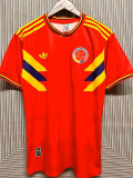 2019 Colombia Commemorative Edition Red Retro Soccer Jersey