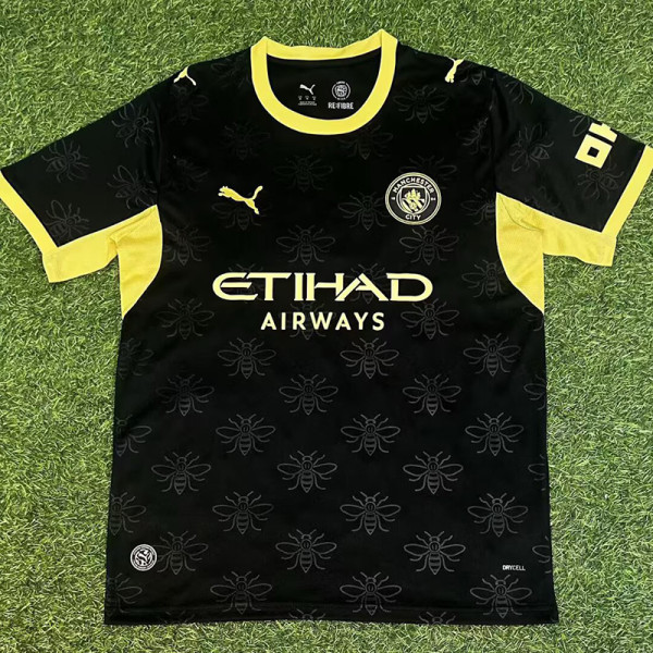 26/27 Man City Black Fans Soccer Jersey